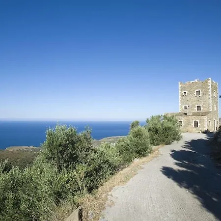 Stone Tower In Mani *